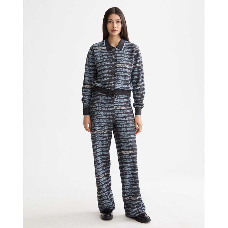 Scotch & Soda Lurex Jacquard Cardigan image number 3